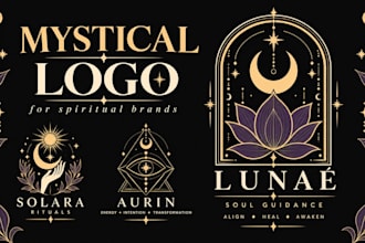 design a meaningful mystical logo for your spiritual brand