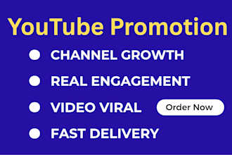 do viral organic yt video promotion and channel growth super fast