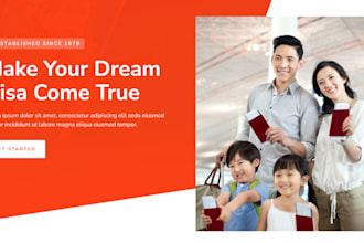 immigration website immigration landing page visa consulting immigration website