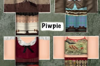 design any type of roblox custom clothes for you