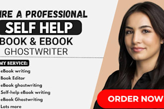 write self help ebook for amazon kdp, ebook ghostwriter, self help, non fiction