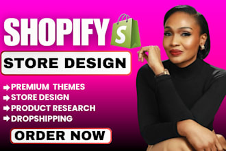 design shopify dropshipping store, create shopify website, setup payment gateway
