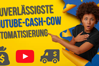 use digital marketing to automate youtube cash cow channel to earn german euro
