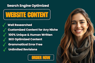 be your professional SEO website content writer or copywriter