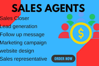 generate leads and close deals as your sales agent
