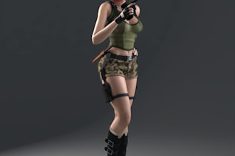 3d metahuman realistic texture, xgen, hair, mmd model, mask model, face ue5 rig
