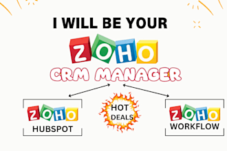 be your professional hubspot workflow crm manager and setup hubspot landing page