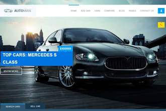 build responsive car dealership website car rental website car detailing website