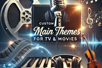 compose soundtrack and main themes for movies and series