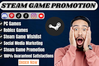 raise your steam game wishlist for steam game marketing, steam game promotion