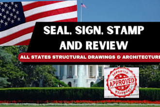 draw, stamp your mep drawing, USA architecture, city permit using autocad, revit