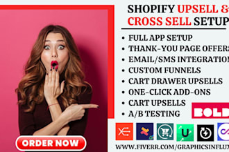 setup shopify upsell cross sell ssc ymq reconvert bold rebuy essential upcart