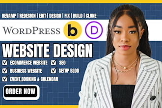revamp wordpress redesign edit bricks builder divi website revamp wordpress site