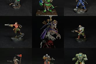 paint your warhammer miniatures