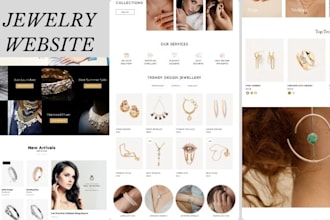 design jewelry website beauty website jewelry shopify store beauty jewelry store