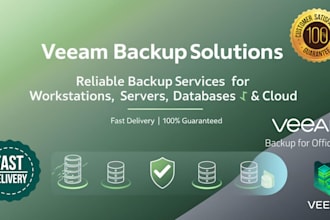 setup and manage veeam backup solutions