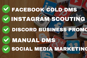 do mass facebook instagram discord direct messages manually cold dm marketing