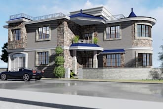 redesign modern, luxurious house exterior, interior, renovate 3d office,hospital
