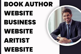 build book author website artist website portfolio website writers website