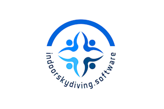 make suitable unique indoor skydiving logo