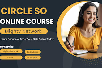 setup circle so, mighty network, skool community, online course