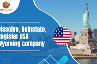 dissolve, reinstate, register USA llc wyoming, new mexico