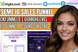 clone landing page in systeme io, sales funnel in clickfunnels or gohighlevel