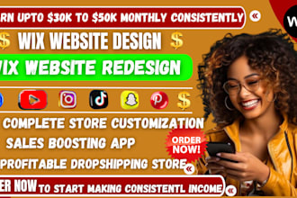 build wix website design, wix website redesign, wix studio, wix landing page