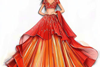 make a fashion illustration of your fashion brand