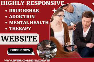 design drug rehab addiction alcohol ethical therapy mental health rehab website