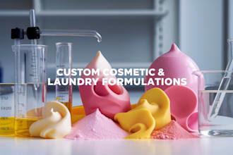 craft premium formulations for cosmetic and laundry products