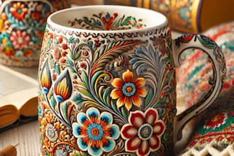 create coffee mug design for your pod business