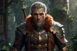 create your unique fantasy character art style