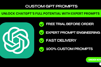 make custom chatgpt prompt in openai for you