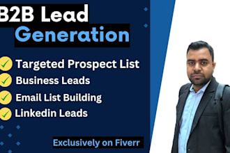 do b2b lead generation and build a prospect email list for any company
