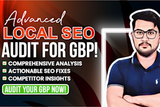 perform advanced local SEO audit for your business website and gmb