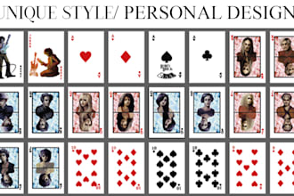 draw tarot and playing cards