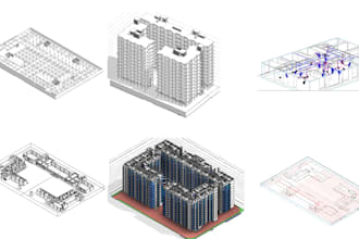 do architecture, structure models and mep services in revit