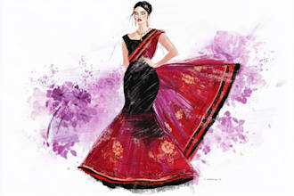 do a fashion illustration for your brand or idea