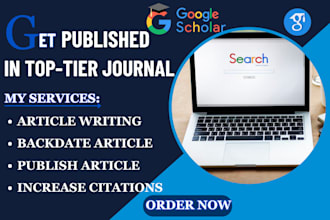 write and publish research article citation google scholar journal publication