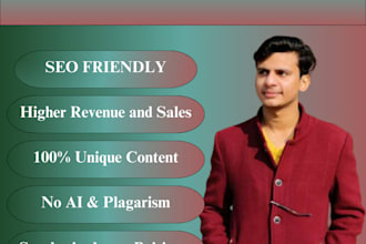 be your SEO copywriter and content writer for your website