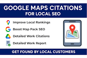 create 21000 google maps citations to rank your business in the local 3 pack