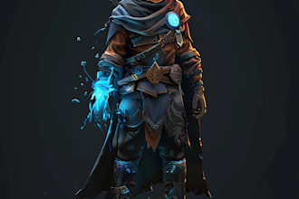 design game character in unique style