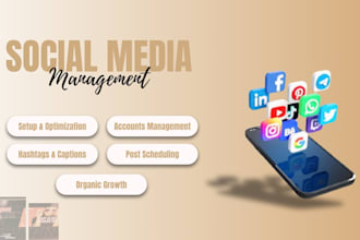 be your monthly social media marketing manager and content creator