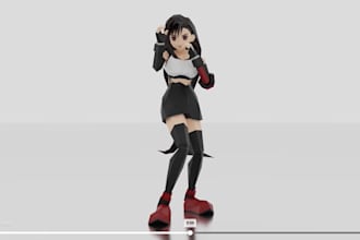create, rig, and animate low poly 3d characters in retro ps1, psx, n64, and y2k