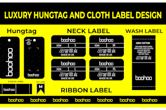 design care label, woven label, hung tag, in 24 hrs