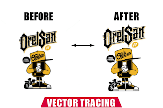 do vector tracing, logo images, or raster convert to vector
