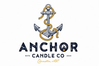 design anchor candle co logo