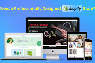 design, develop and kickstart your ecommerce shopify website