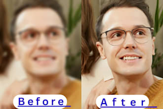 upscale image sharpen image improve quality fix blurry photo enhance video